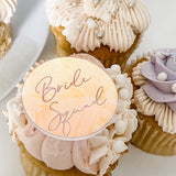 Bride Squad Engraved Gift Tags or Cupcake Toppers