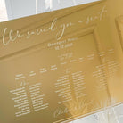 Large Engraved Event Seating Plans