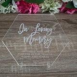 Remembering Loved Ones Wedding Sign