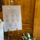 Luxury Wedding Table Plan