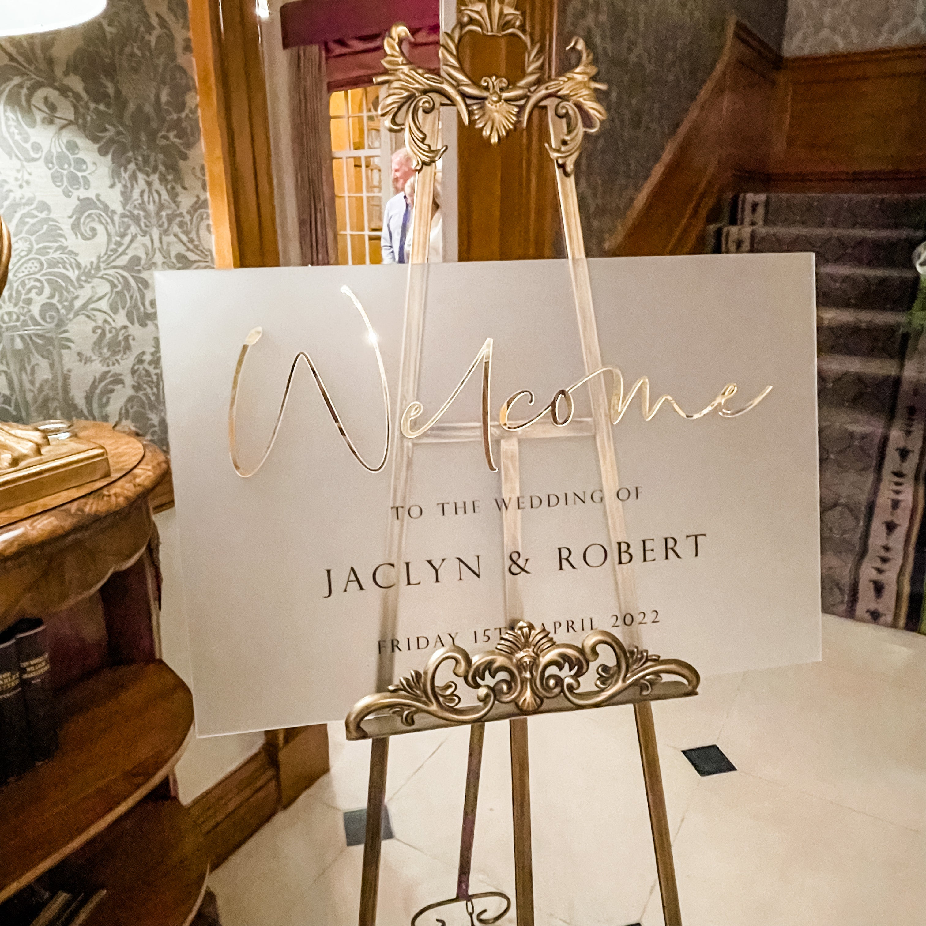 Luxury Wedding Welcome Signs