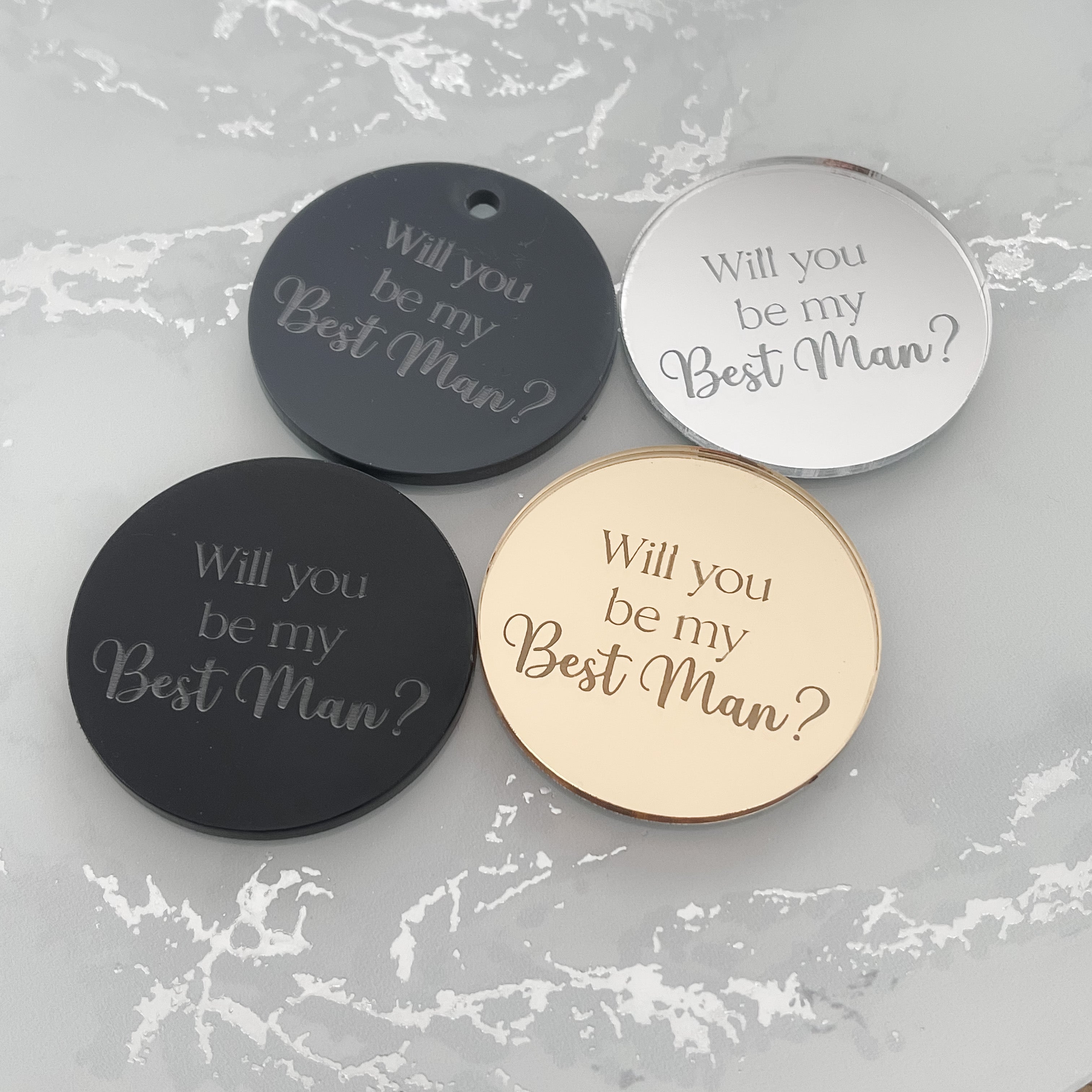 Will You Be My Best Man Cake Charm
