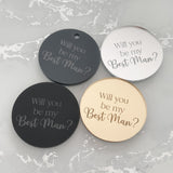 Will You Be My Best Man Gift Tag