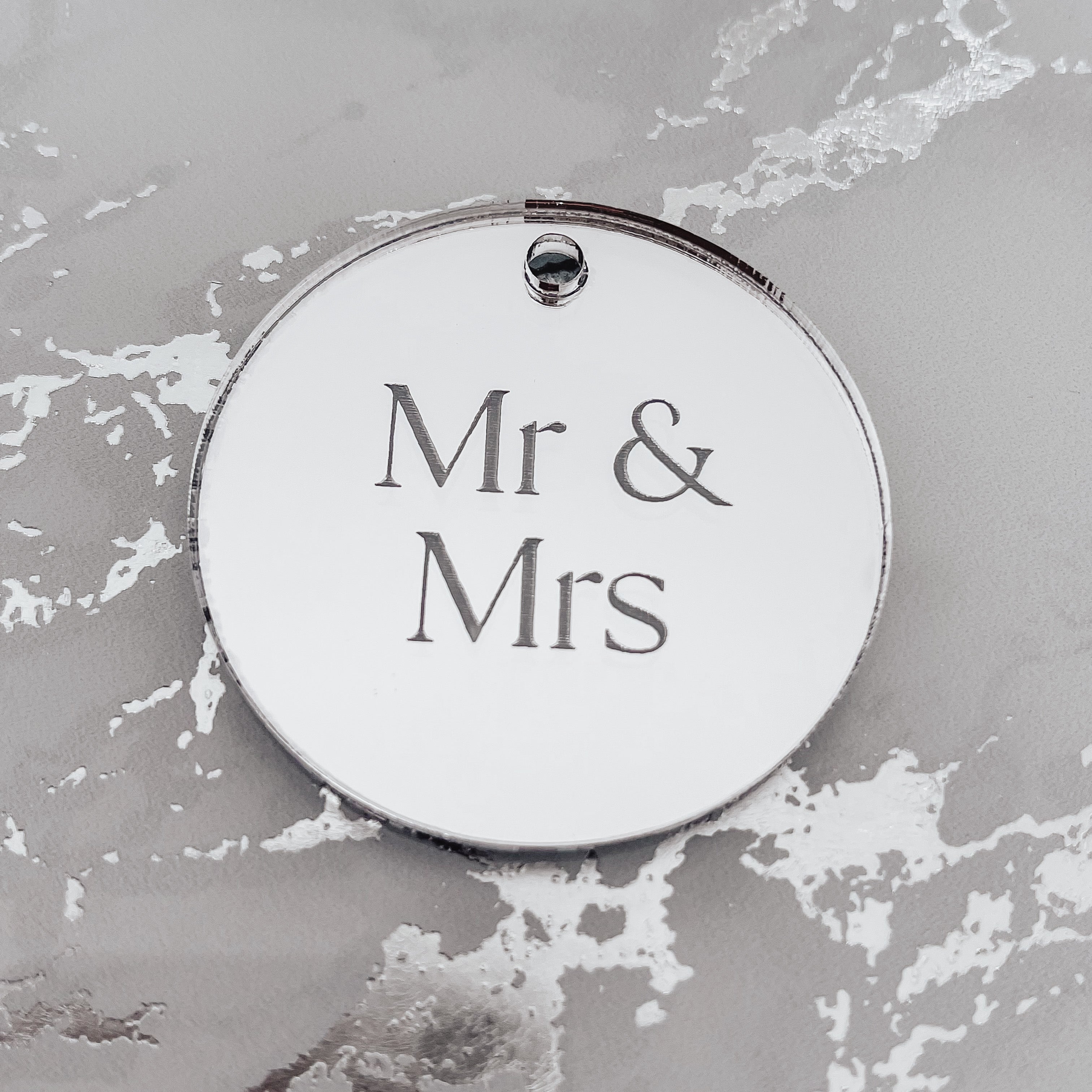 Mr & Mrs Engraved Gift Tag
