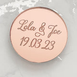 Personalised Wedding Day Cupcake Toppers 