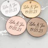Mirror Engraved Cupcake Toppers 