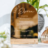 Dome Top Wedding Signs