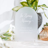 Wedding Remembrance Sign