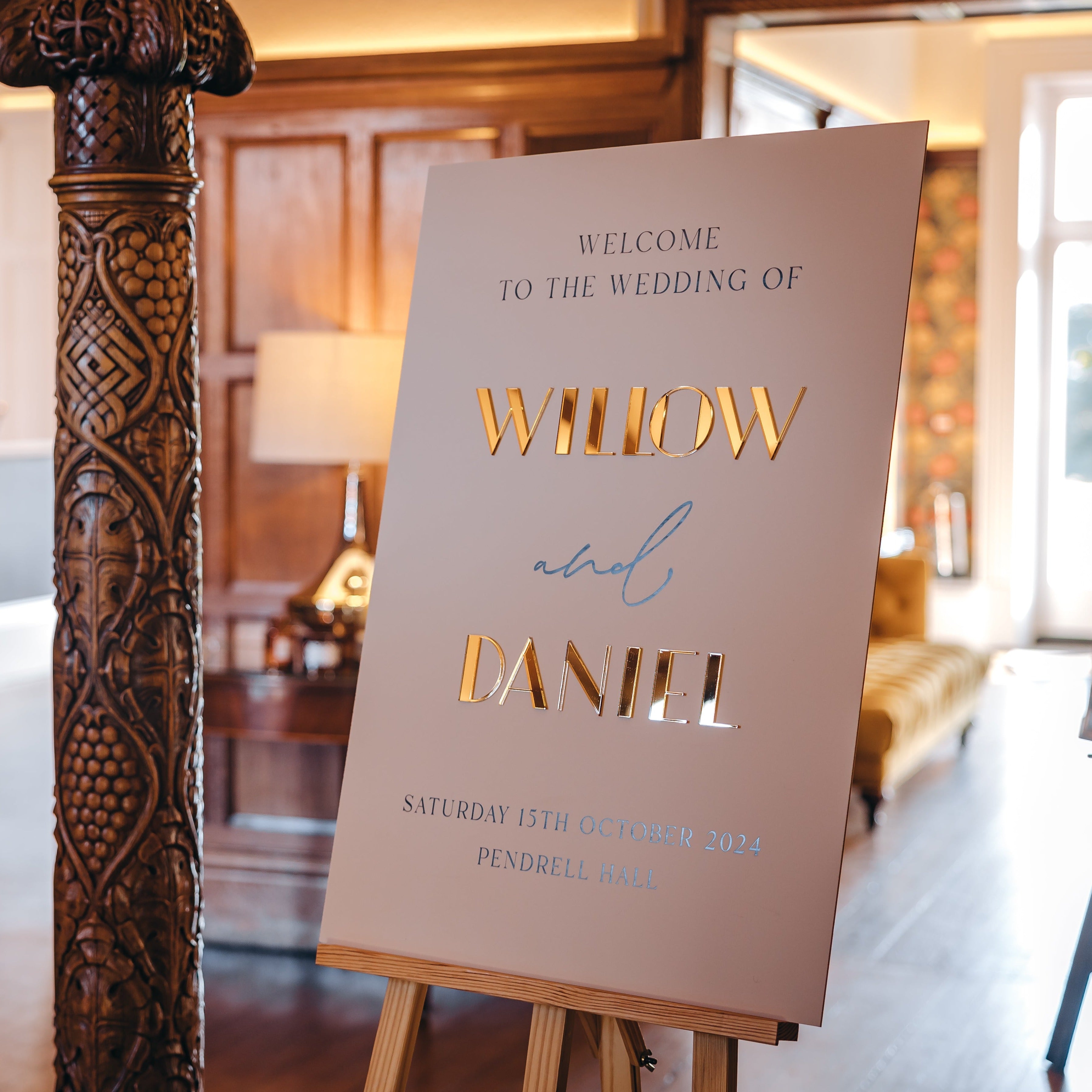 Art Deco Wedding Signs