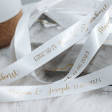 Wedding Personalised Gift Wrapping Ribbon