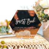 Wedding Engraved Guest Book Sign