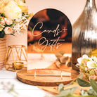 Rose Gold Mirror Wedding Décor