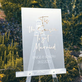 Festive Wedding Welcome Sign -Tis The Season To Get Married