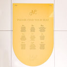 Shield Wedding Table Plan