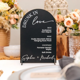 Black & White Wedding Table Décor