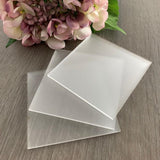 Frosted Acrylic Blank Place Name Square - Wedding Lux