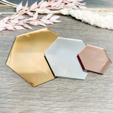 Mirror Acrylic Blank Hexagon