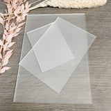 Frosted Acrylic Blank Pieces A7,A6,A5,A4,A3,A2,A1